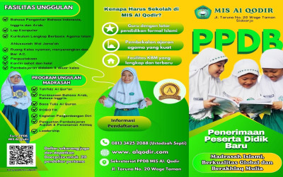 PPDB RA - MI AL - QODIR 2025 DI BUKA